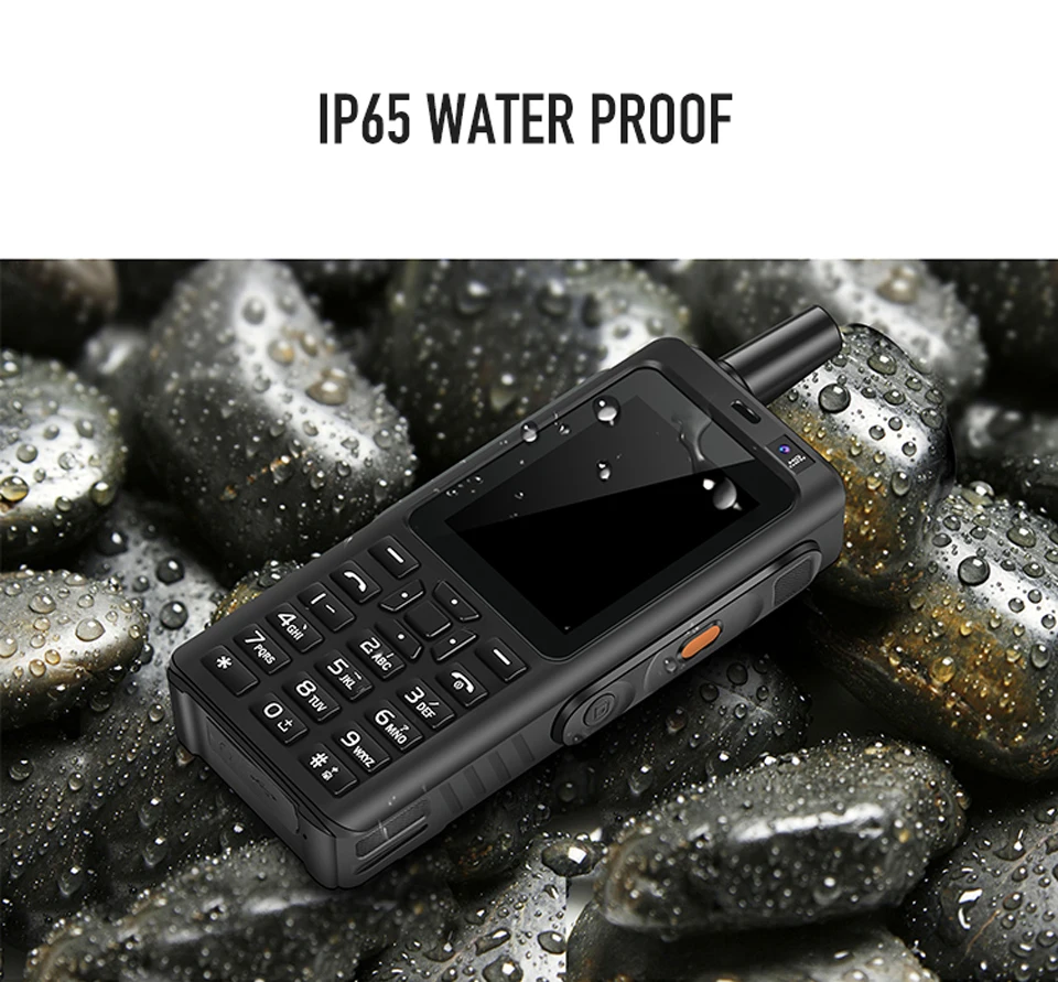 UNIWA Alps F40 Zello мобильный телефон-рация телефон IP65 Водонепроницаемый 2," сенсорный экран 4G LTE MTK6737M четырехъядерный 1 Гб+ 8 Гб Смартфон