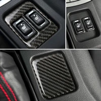 car carbon fiber seat heating button cover sticker trim for toyota 86 subaru brz 2013 2014 2015 2016 2017