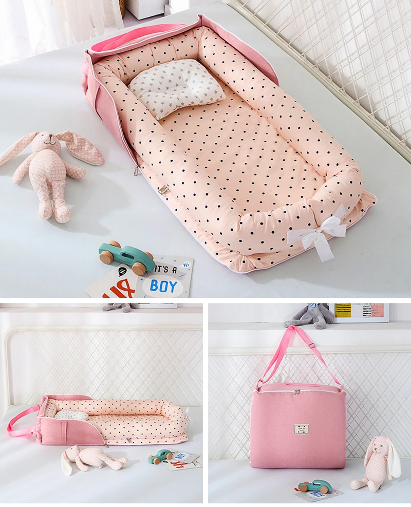 Разборная детская кроватка портативная складная для новорожденных путешествия