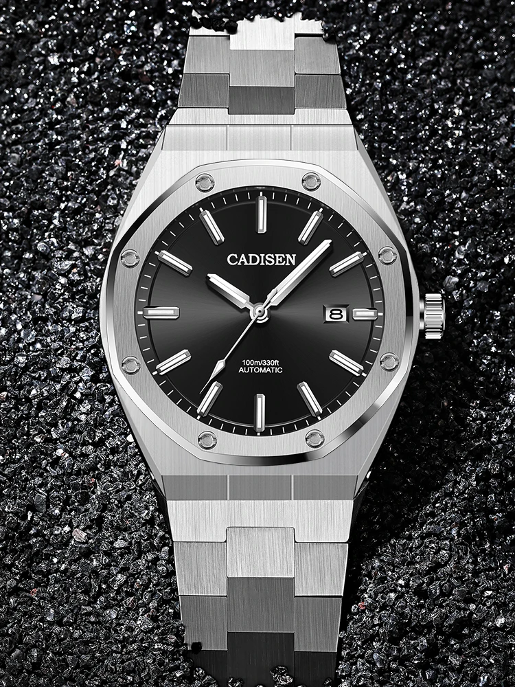 Автоматические Мужские механические часы с сапфировым стеклом 10 АТМ | наручные