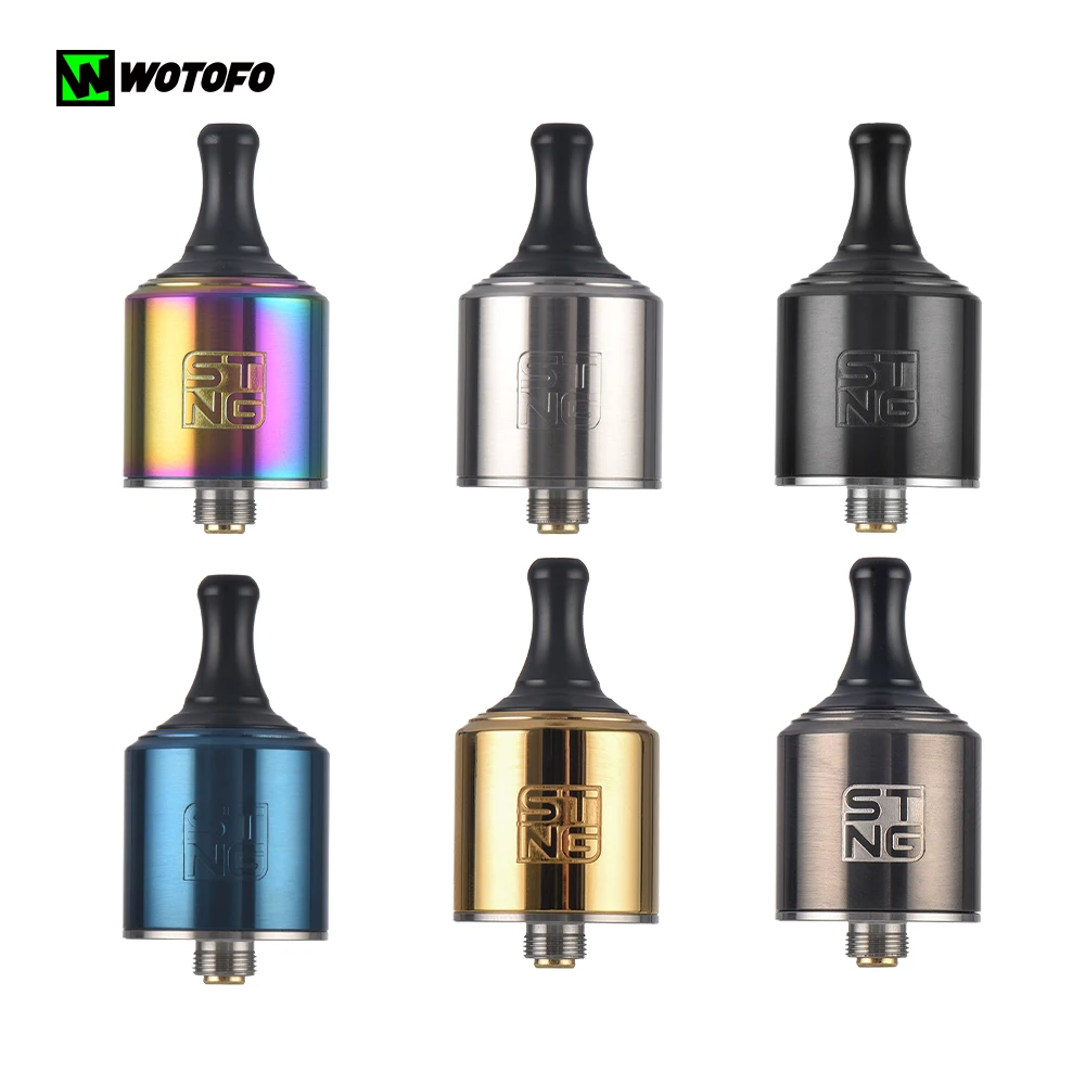Новейший оригинальный Wotofo Stng MTL RDA 22 мм Vape Танк одножильный двухъядерный