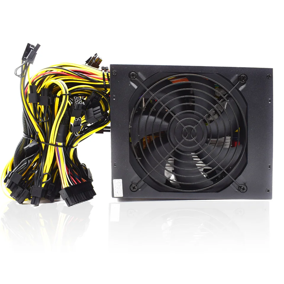 Verkauf 2 Stücke Großhandel 2000W ATX Netzteil 95% Hohe Effizienz Für Ethereum S9 S7 L3 Rig Bergbau 180-260V Bitcoin Miner Asic