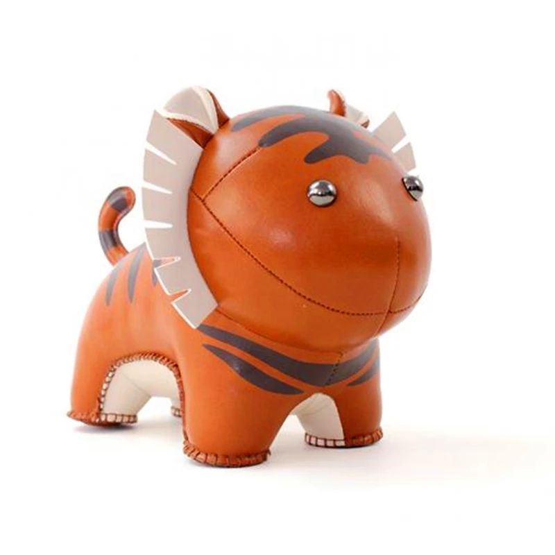 Искусственная кожа животное форзац Тигр пресс-папье ручной работы орнамент