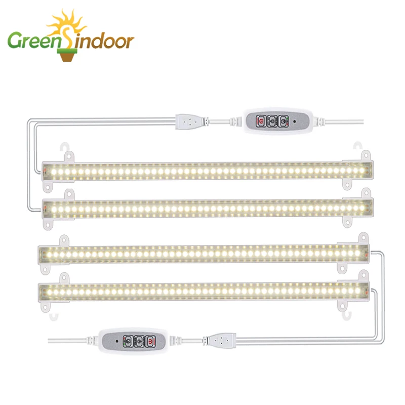 

Indoor Led Grow Light Strips 40W Phytolamp For Plants 4pcs Bars Full Spectrum White Led Timer Phyto Lamp Hydroponic Dimmable Bar
