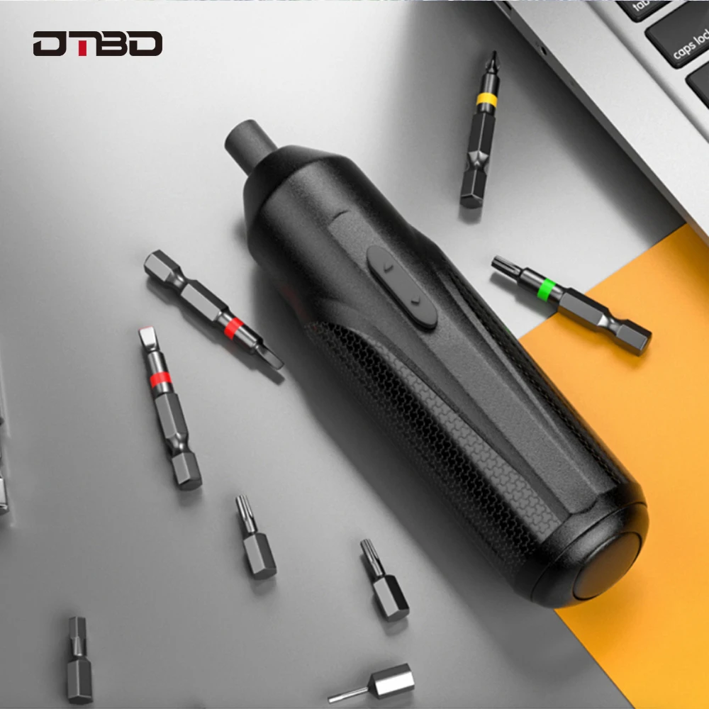 

DTBD USB Rechargeable Screwdriver Set Multi-Function Electric Drill Set Can Repair The Computer To Change The Screwdriver Bit