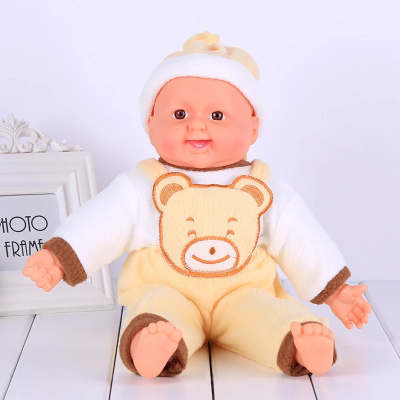 30 см 40 см Имитационная кукла младенца новорожденный мальчик девочка улыбка выражение мягкая игрушка Обучение ухаживанию за ребенком набор инструментов.