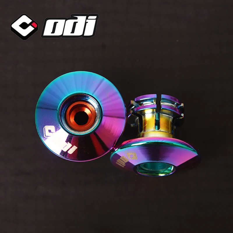 Торцевые заглушки ODI 2 шт. Нескользящие прочные торцевые для горного велосипеда