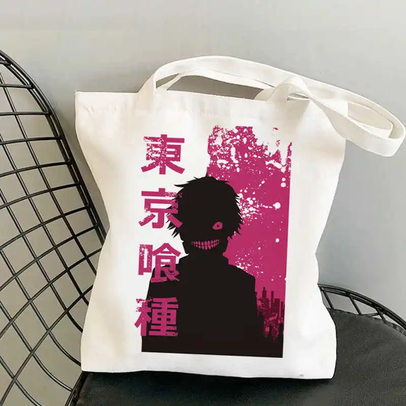 

Tokyo Ghoul shopping bag grocery handbag reusable shopper bag sacola bolsas reutilizables reciclaje jute sac tissu