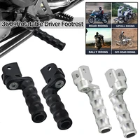 motorcycle rotatable rider adjustable footpeg rests highway front driver footrest for bmw r1200gs r1250gs lc adventure 2013 2021