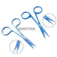 titanium ophthalmic stitch scissors dental cosmetic surgical scissors straightcurved 1pcs