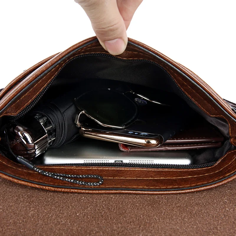 Мужские сумки на плечо 2020 винтажные через мужская сумка высокого качества из