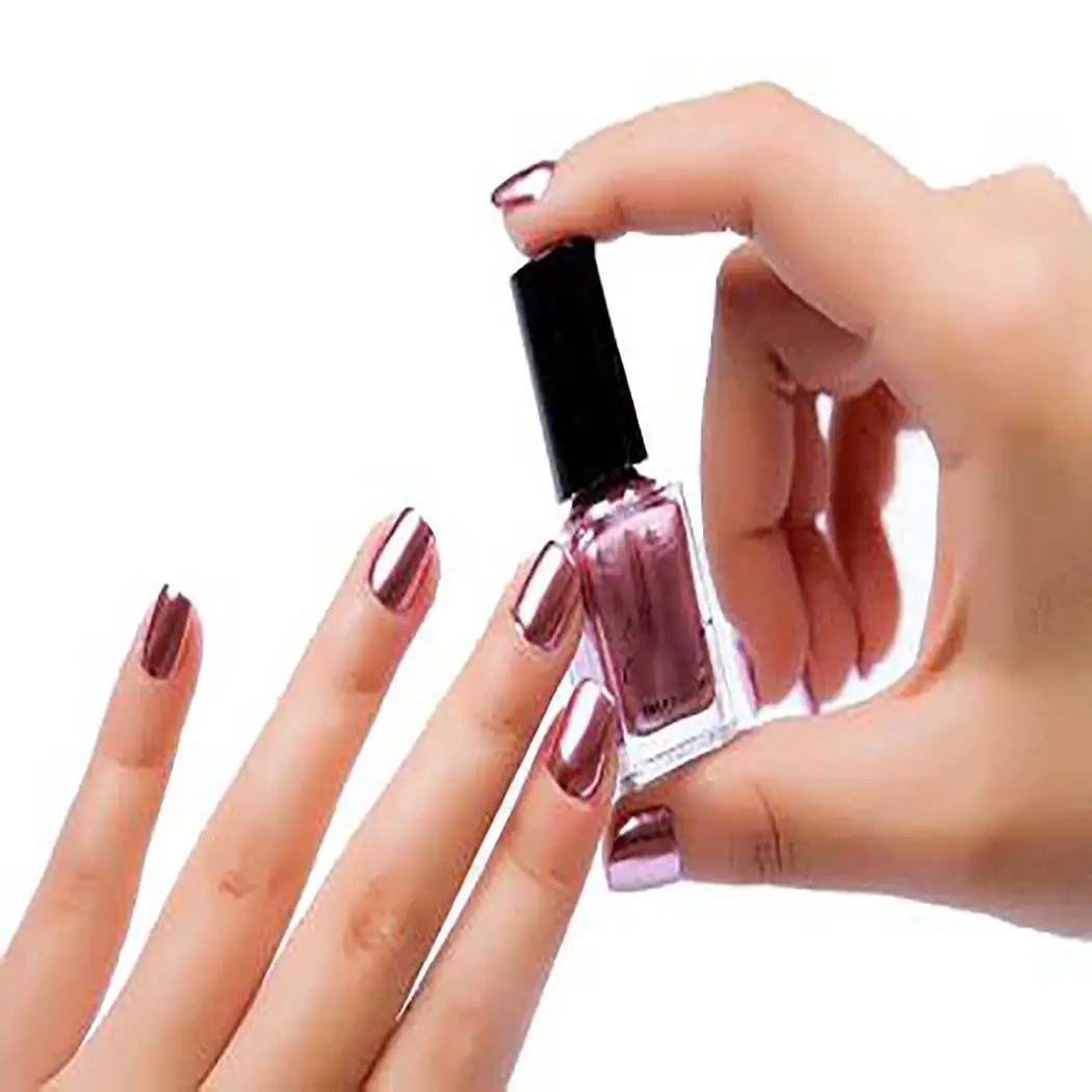 color 4 Женский косметический эффект зеркальных ногтей лак для ногтей мягко нанесен на поверхность ногтей гель лак хромированный ноготь искусство - Цвет: color 4