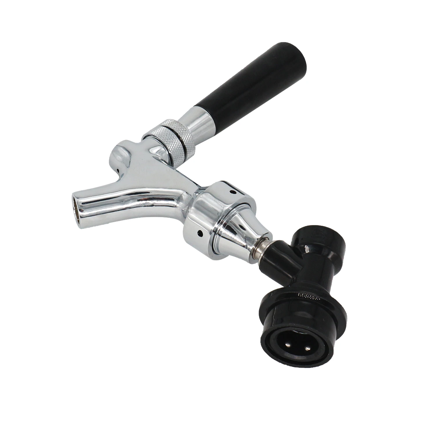 Кран для пива ручной работы с жидким шариковым замком быстроразъемный