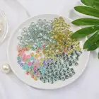 Оптовая продажа 100200 шт. 4x7 мм прозрачные акриловые бусины россыпью бусины с буквами для ручной работы аксессуары для браслетов сделай сам