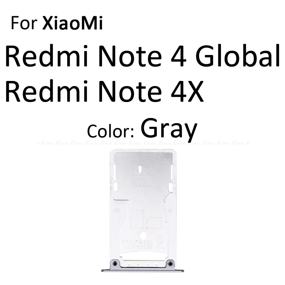 Гнездо-адаптер для Sim-карты XiaoMi Redmi Note 4 4X Global Micro SD | Мобильные телефоны и