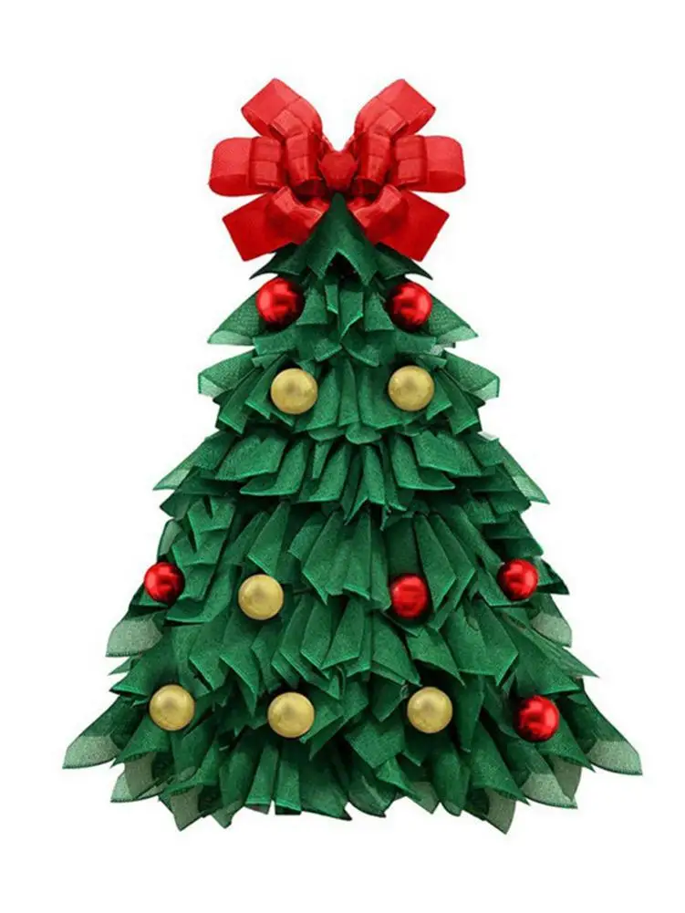 

Cloth Christmas Tree Garland Decorative Door Xmas Wedding Wreath Holiday Decoration For Home Farmhouse Decor New Year 2022