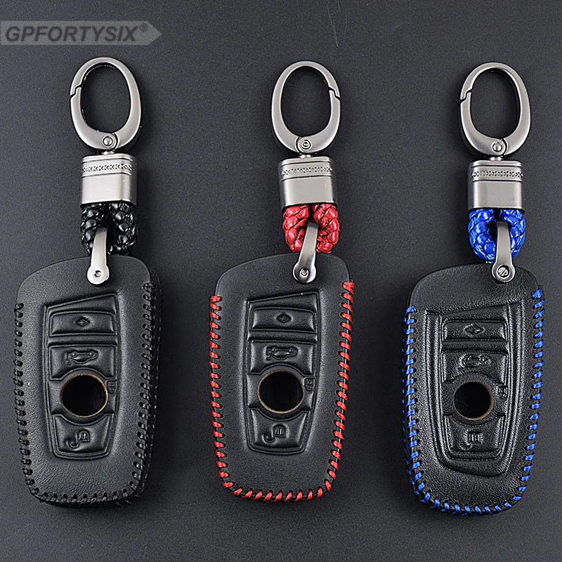 Чехол для автомобильных ключей чехол из натуральной кожи BMW F30 F20 X1 X3 X5 E30 E34 E90 E60 E36