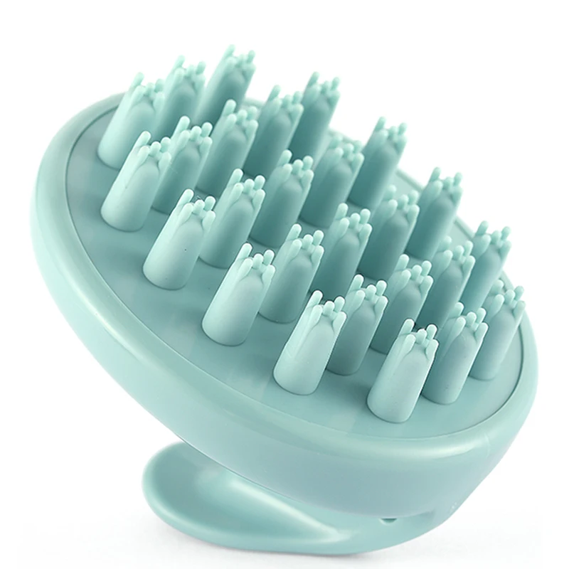 Силиконовая щетка для массажа головы расческа мытья и насадка душа миниатюрный