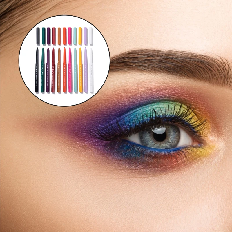 

20 Color Waterproof Matte Eye Cosmetics Eye Liner Pencil Long Lasting not Blooming Cat Eye Charming Eye Liner Pencil