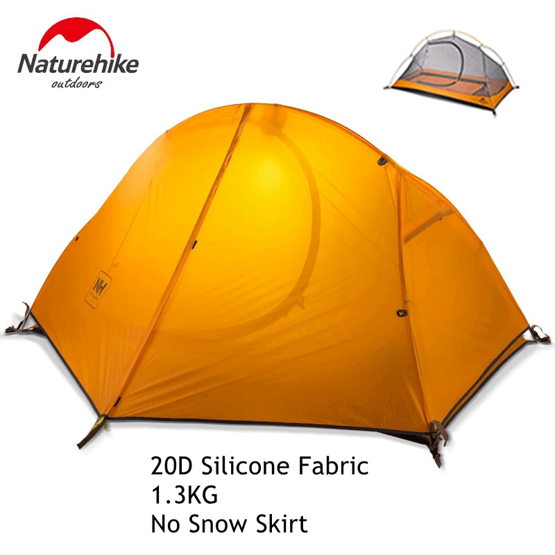 Naturehike велосипедный рюкзак Палатка Сверхлегкий 20D/210T для 1 человека NH18A095-D
