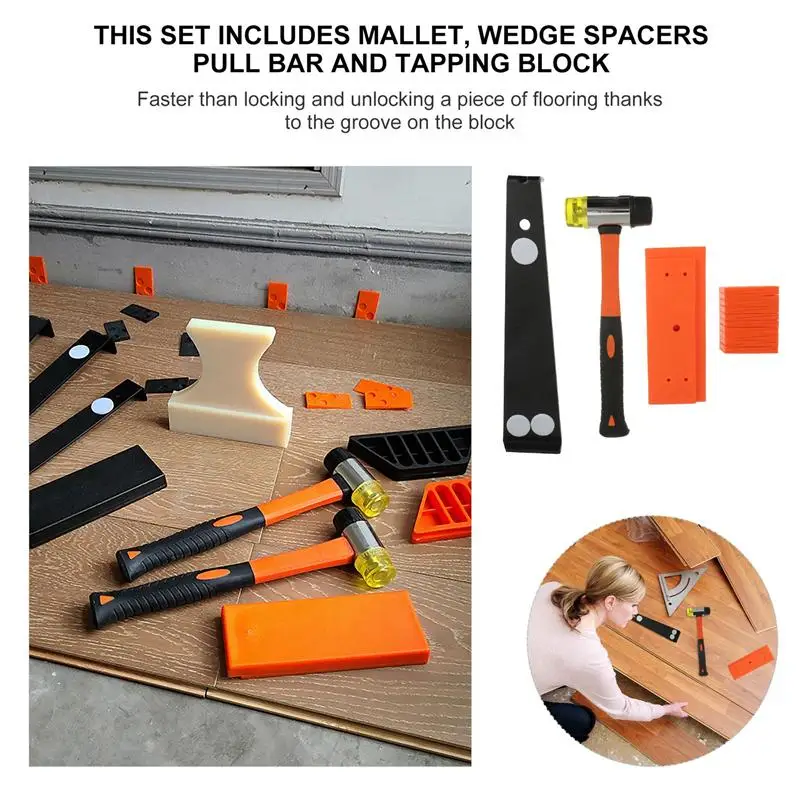 

1 Set Laminate Wood Flooring Installation Flooring Assembly Tool for Home