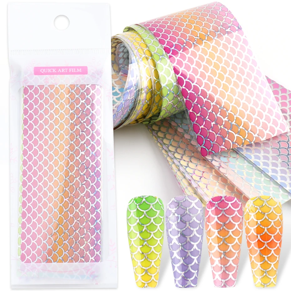 Наклейки для ногтей русалка 10 шт.|Стикеры и наклейки| |