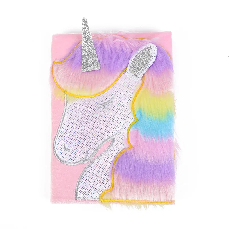 Радужные Фэнтези мягкие не образует катышки A5 Тетрадь милый кавайный дневник