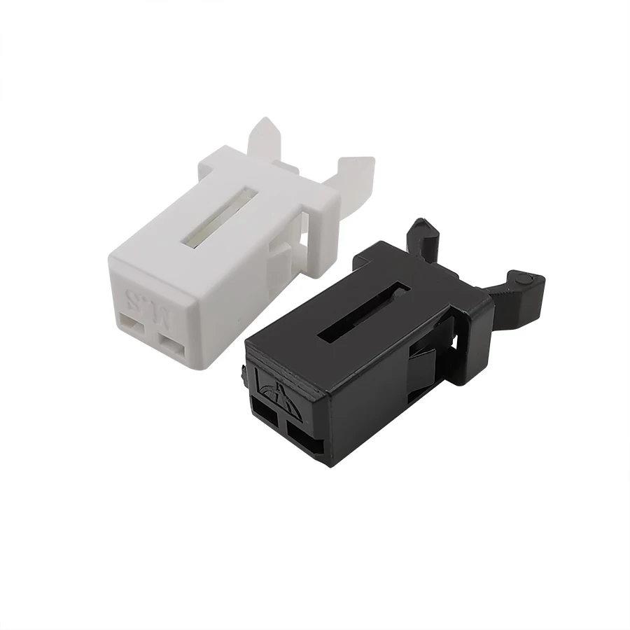 10Pcs Plastic PR-001 Small Door Lock Switch for Trash Can MS Air Conditioner Set Top Box TV EVD DVD Cover Black White - купить по