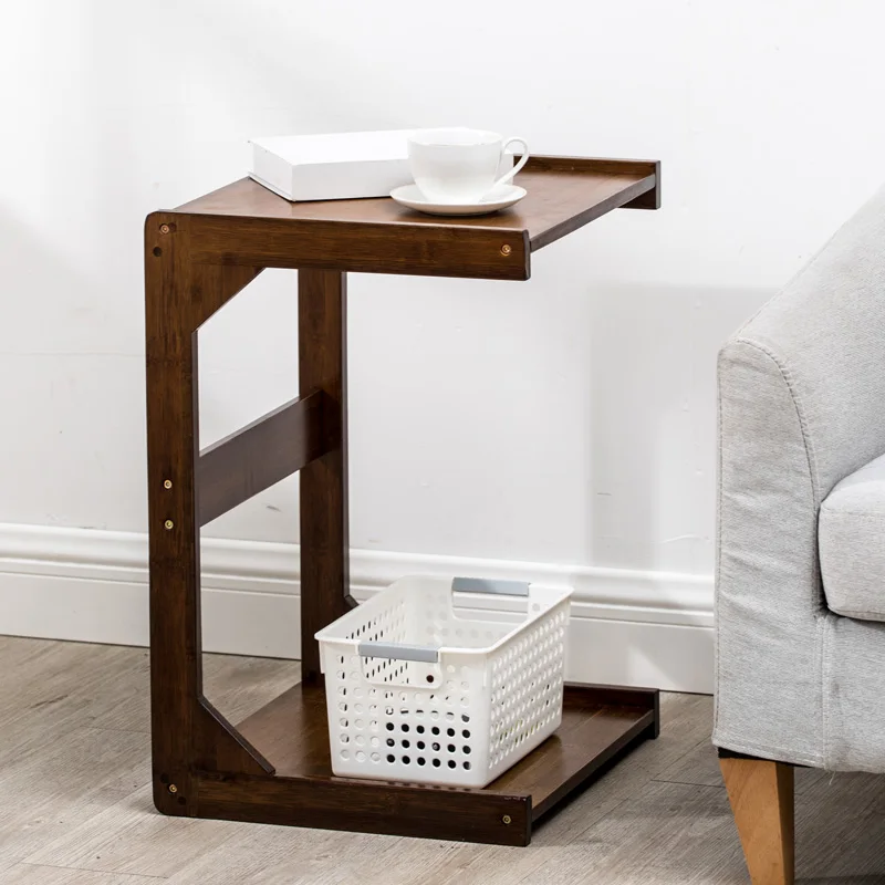 Передвижной Маленький журнальный столик с колесом мини диван небольшой боковой