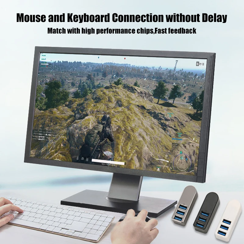 wireless 3 in 1 usb 3 0 hub for laptop adapter pc computer usb charge hub notebook splitter extension dell lenovo hp accessories free global shipping