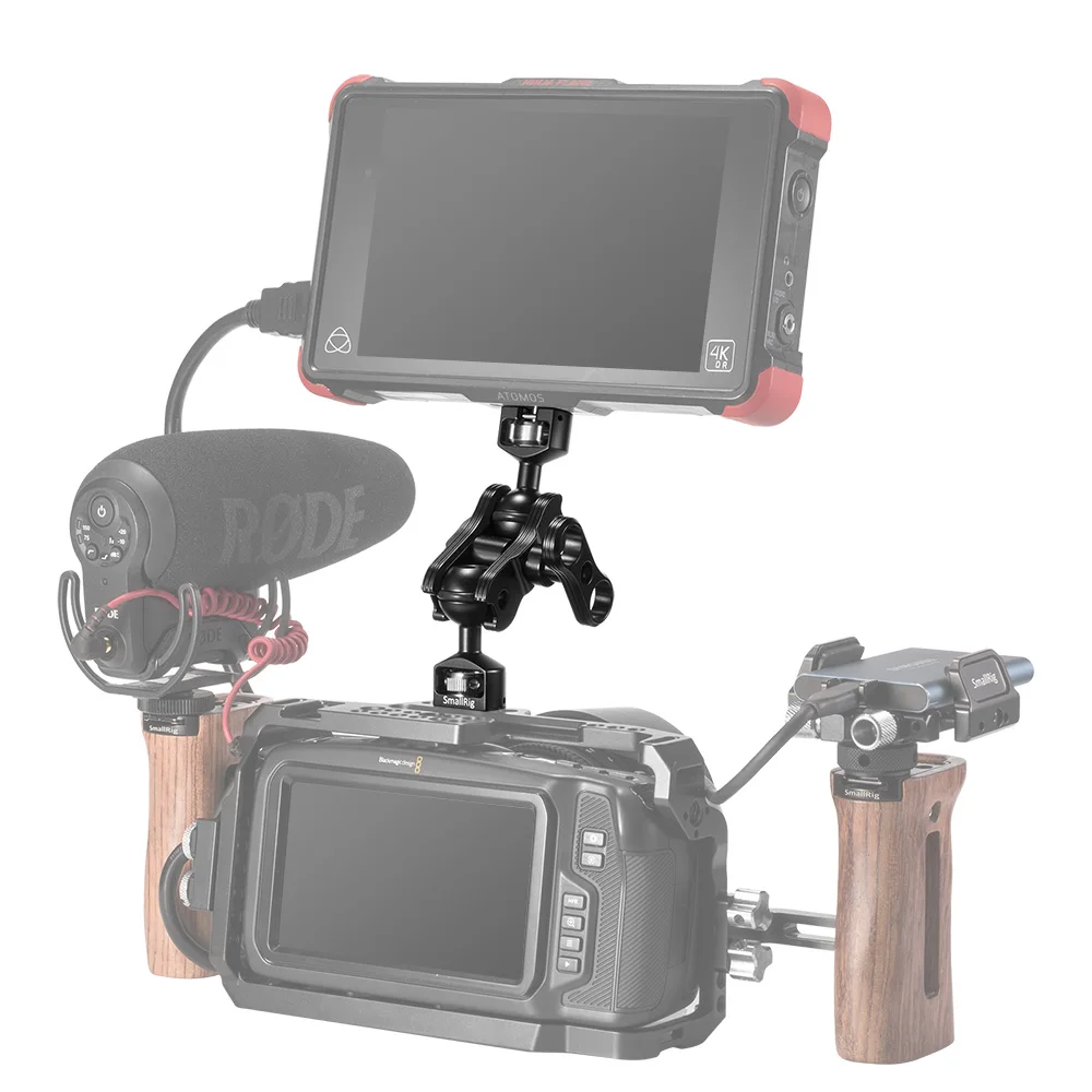 Двойная DSLR камера SmallRig Magic Arm с двойной шаровой головкой (фиксирующие штифты Arri и