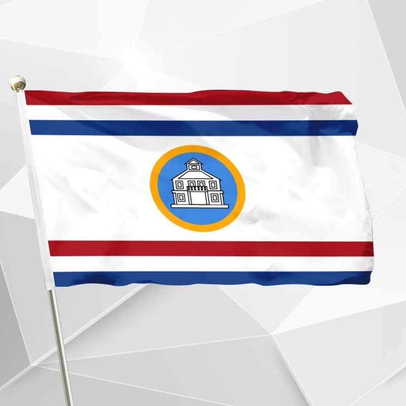Флаг регулятора Нидерландов Sint Maarten 90x150 см 3x5 футов 100D полиэстер с двойной
