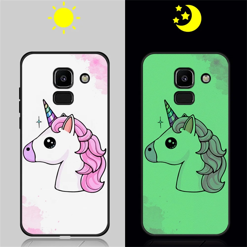 11 Светящийся чехол для samsung Galaxy A10 A20 A30 A40 A50 A60 A70 Крышка для samsung Galaxy A6 A7 A750 кожи Funda светящийся чехол - Цвет: 11