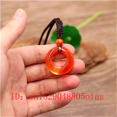 Natural Green Chinese Jade Blessing Button Pendant Agate Necklace Fashion Charm Jewelry Carved Amulet Gifts for Women Men | Украшения и