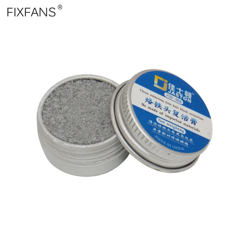 FIXFANS 6g мини паяльник восстановитель наконечников Очистительная паста для паяльника наконечники черного окисления инструмент для чистки