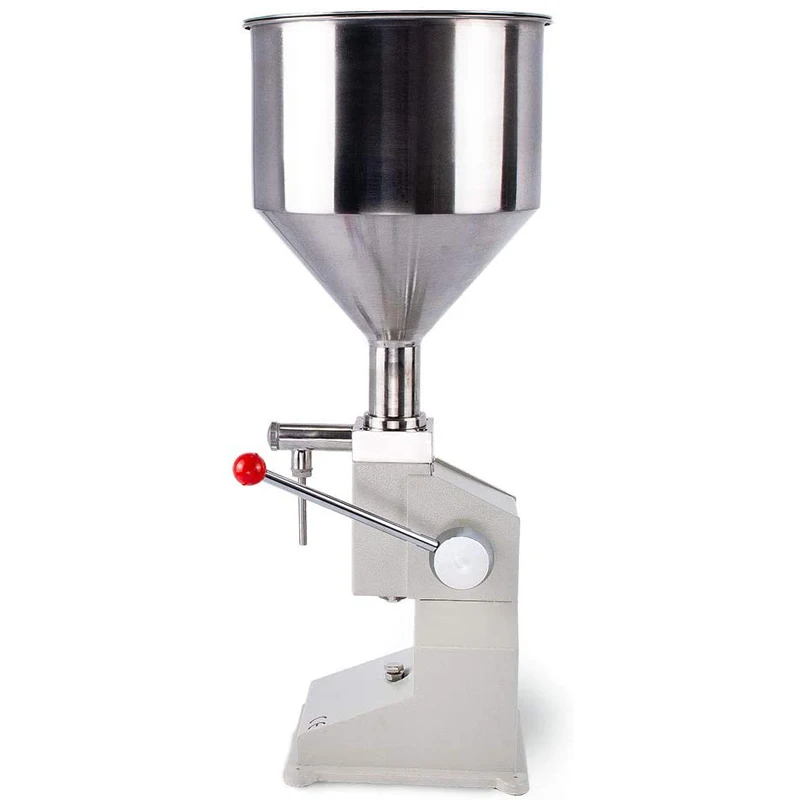 Sumeve Manual Filling Machine Liquid Paste Filling Bottler Low-Dose Lotion Oil Filler Cream Shampoo Cosmetic 5-50ml