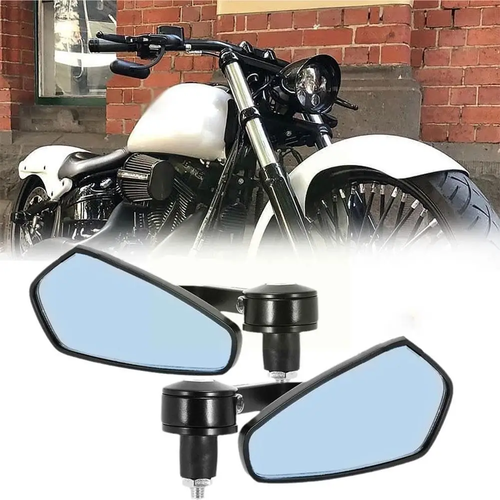 

Motorcycle Bike Cruiser Chopper ATV Aluminum 7/8'' Victory Rear Bar For BMW Side View 22mm Mirror Ducati Aprilia End C0P7