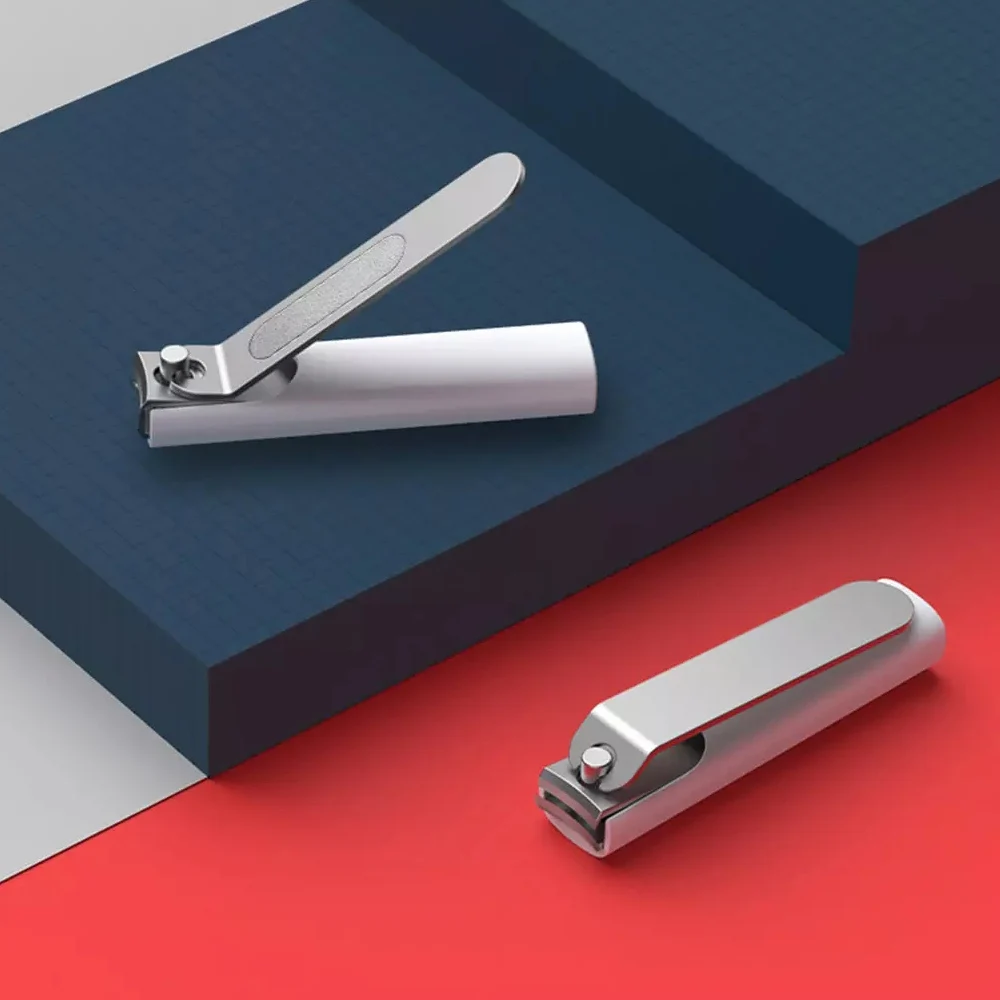 Кусачки для ногтей Xiaomi Mijia из нержавеющей стали с крышкой от брызг кусачки
