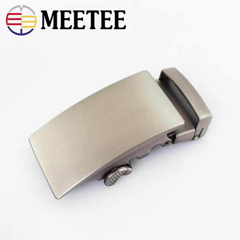 Мужской ремень с пряжкой Meetee шириной 3 5 см автоматический металлический головка