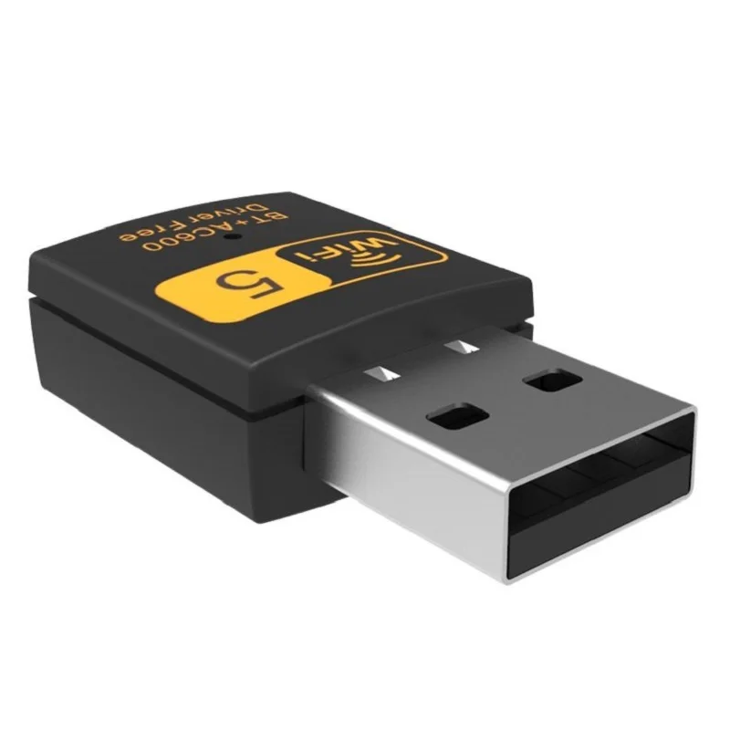 Wireless USB WiFi Bluetooth Adapter 600Mbps 2 in 1 Dual Band 2.4/5Ghz External Receiver Dongle For Laptop Desktop | Компьютеры и офис