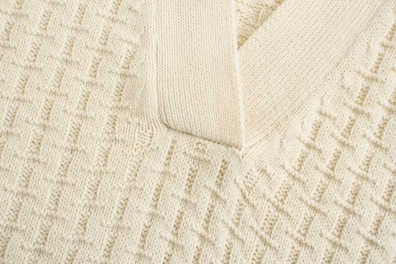 

Women Vintage Turn Down Collar Check Plaid Solid Knitting Sweaters Female Casual Loose Vest Chic Pullovers Tops 2021