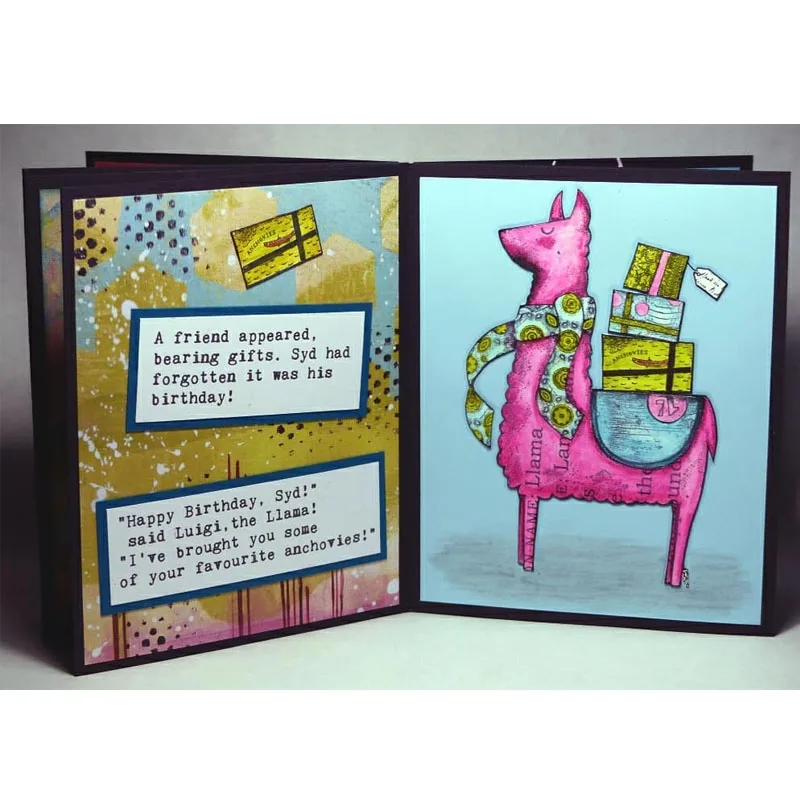 Набор прозрачных штампов в виде ламы восхитительные прозрачные штампы для