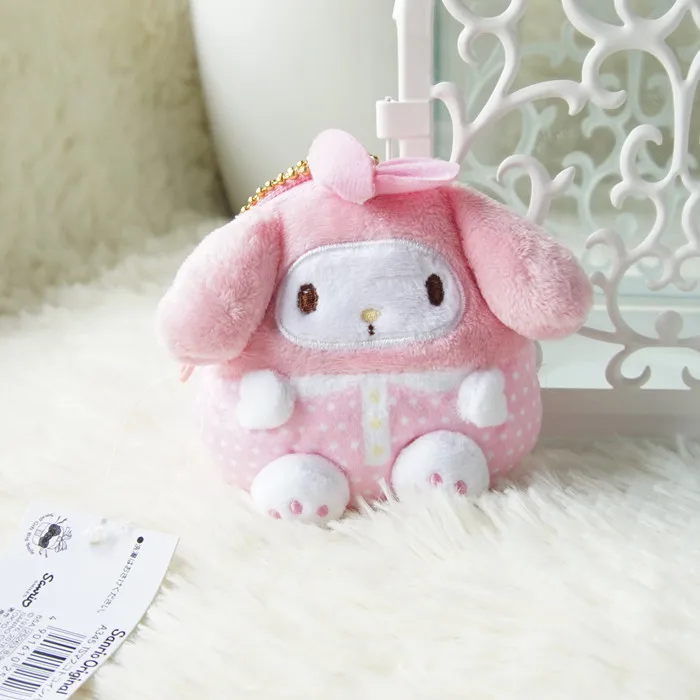 Новинка, плюшевые кошельки My Melody, мягкие, Cinnamoroll, собака, мягкие игрушки, маленькая двойная звезда, лягушка, пингвин, милый мультяшный Кошелек для монет, сумки, подвески