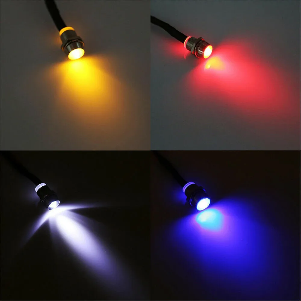 

Lamp Car Indicator Lights Pilot Truck Warning 10pcs Set 12V DC Dash New