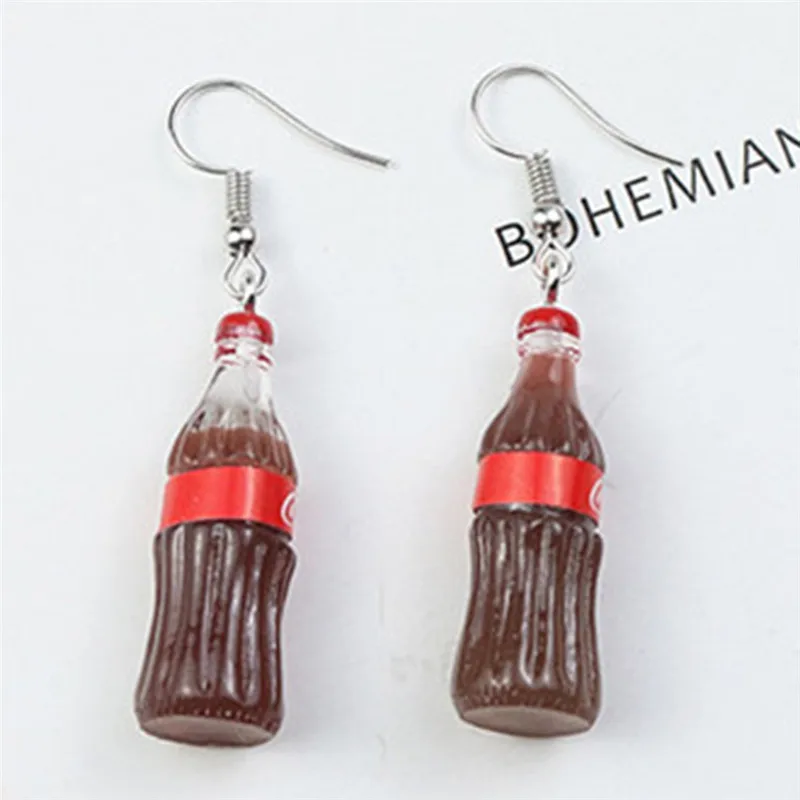 Женские серьги капельки Pinksee креативные Разноцветные ручной работы в форме