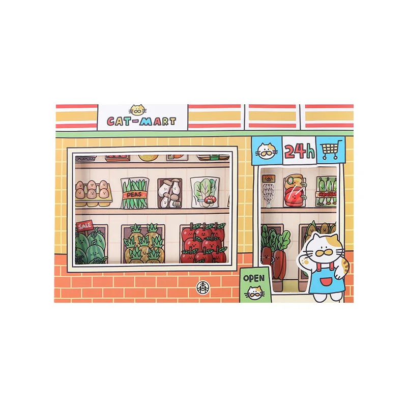 

20sets/lot Kawaii Stationery Stickers sweet shop Diary Planner Decorative Mobile Stickers Scrapbooking DIY Craft Stickers