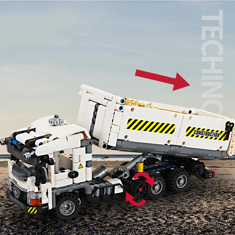 Technic Truck модель 799 шт. Technik фигурки Строительные блоки Набор кирпичей модель Diy Развивающие игрушки для детей подарок на день рождения