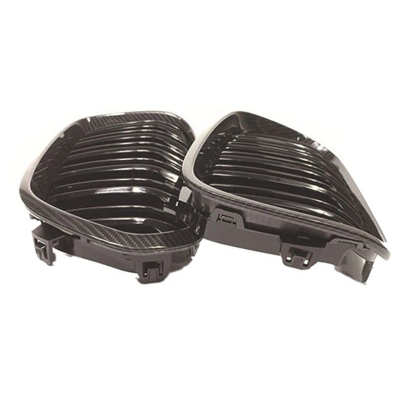 

Car Two-Line Front Kidney Grilles Set For-BMW F52 1-Series 2018-2021 Carbon fiber