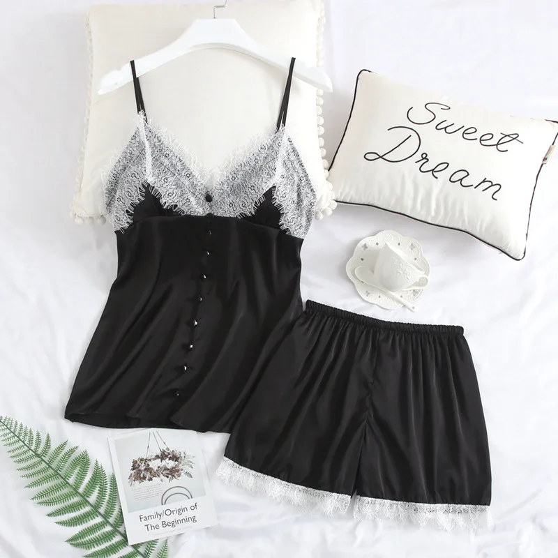 Комплект из 2 предметов хит размера плюс пижамы женское нижнее белье детские