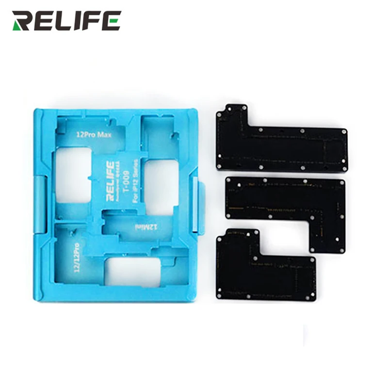 Motherboard Mid-level Tester RELIFE T-009 For IP12 Pro Max Mini 4-in-1 Double-Ended Spring Probe Non-Slip Test Fixture | Инструменты
